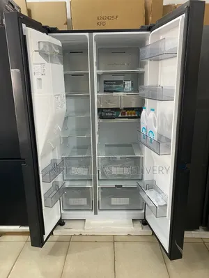 Hisense H780sb-Idl 601L Side-by-Side Fridge Ice Maker, Dispenser, WiFi