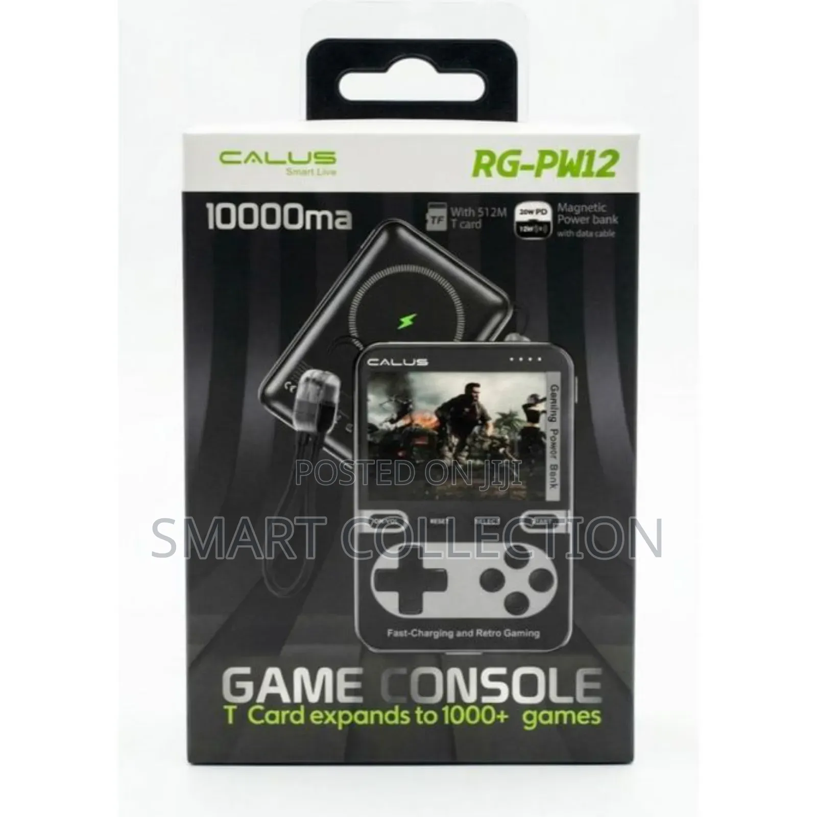 Calus Retro Game Console 500games,With 10000mAh Powerbank 20W Cable