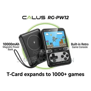 Calus Retro Game Console 500games,With 10000mAh Powerbank 20W Cable