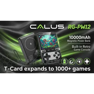 Calus Retro Game Console 500games,With 10000mAh Powerbank 20W Cable