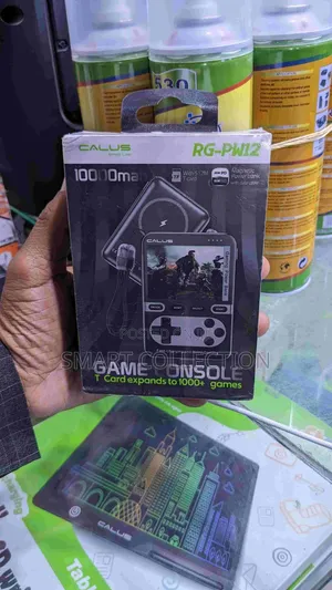 Calus Retro Game Console 500games,With 10000mAh Powerbank 20W Cable