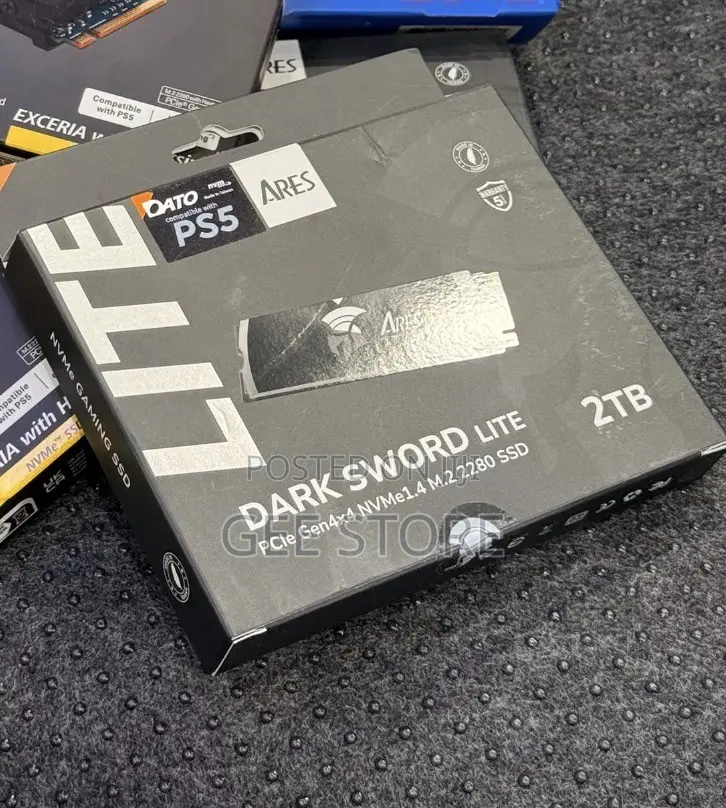 DATO Ares Dark Sword Lite 2TB PCIe Gen4x4 NVMe M.2 2280 SSD