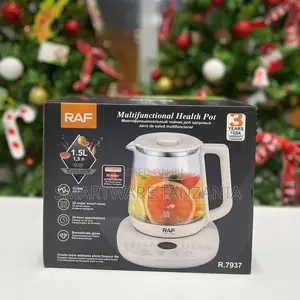 RAF Multifunctional Health Pot 1.5L 1500W Power and Borosilicate Glass