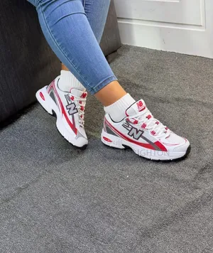 White Red New Balance Sneakers