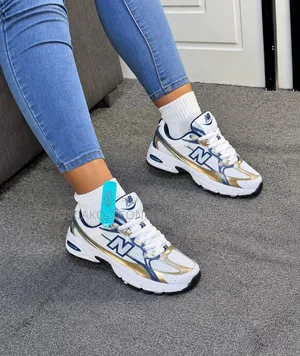 White Red New Balance Sneakers
