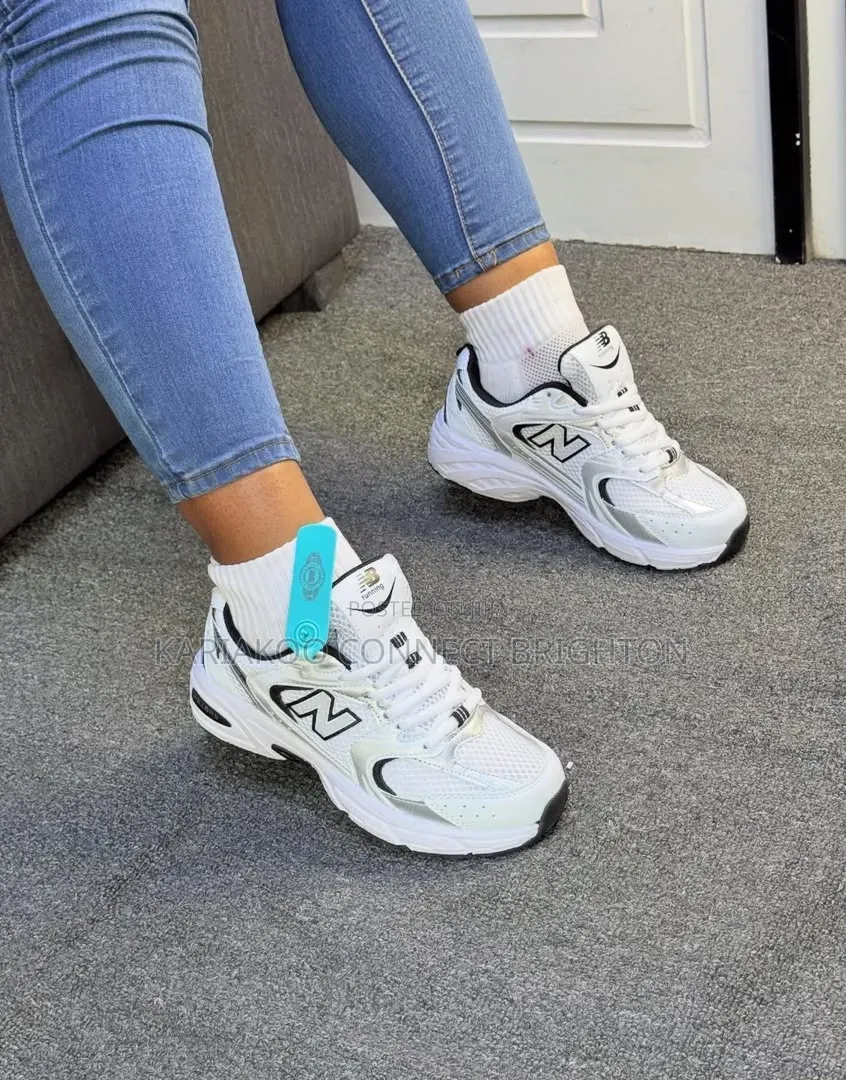 White Red New Balance Sneakers