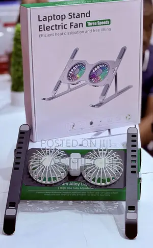 Portable Laptop 2 Fan Cooling Stand