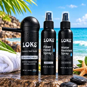 Loks Hair Building Fibers Complete Set