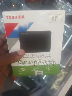 Toshiba 1TB External Hard Drive – Brand New Portable HDD