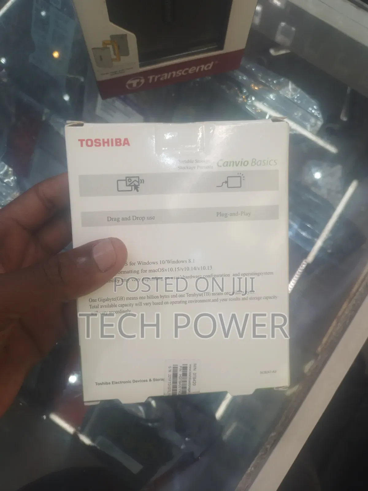 Toshiba 1TB External Hard Drive – Brand New Portable HDD