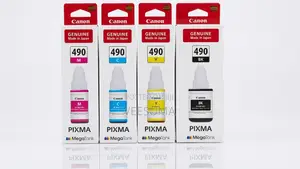 Genuine Canon GI-490 Ink Refill Bottles Set