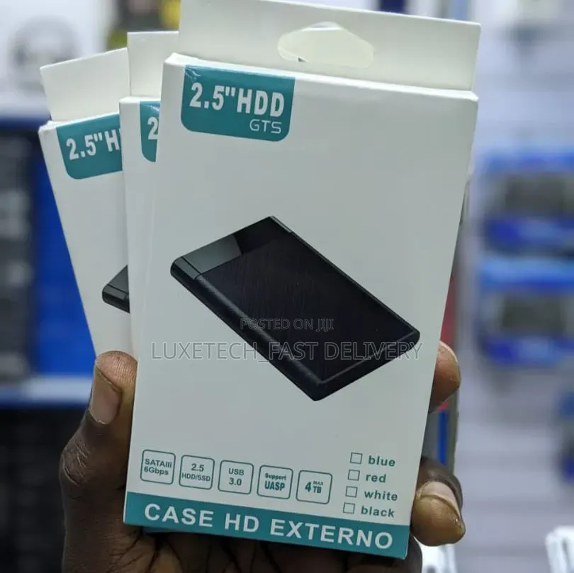Type-C GTS 2.5" SATA HDD/SSD Enclosure USB Case for Up to 4TB Drives