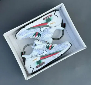 Men's Sneakers Nike Airmax Gucci Material Leather Canvas