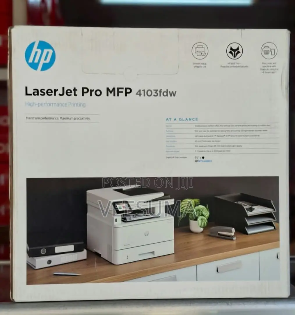 HP LaserJet Pro MFP 4103fdw Monochrome Printer
