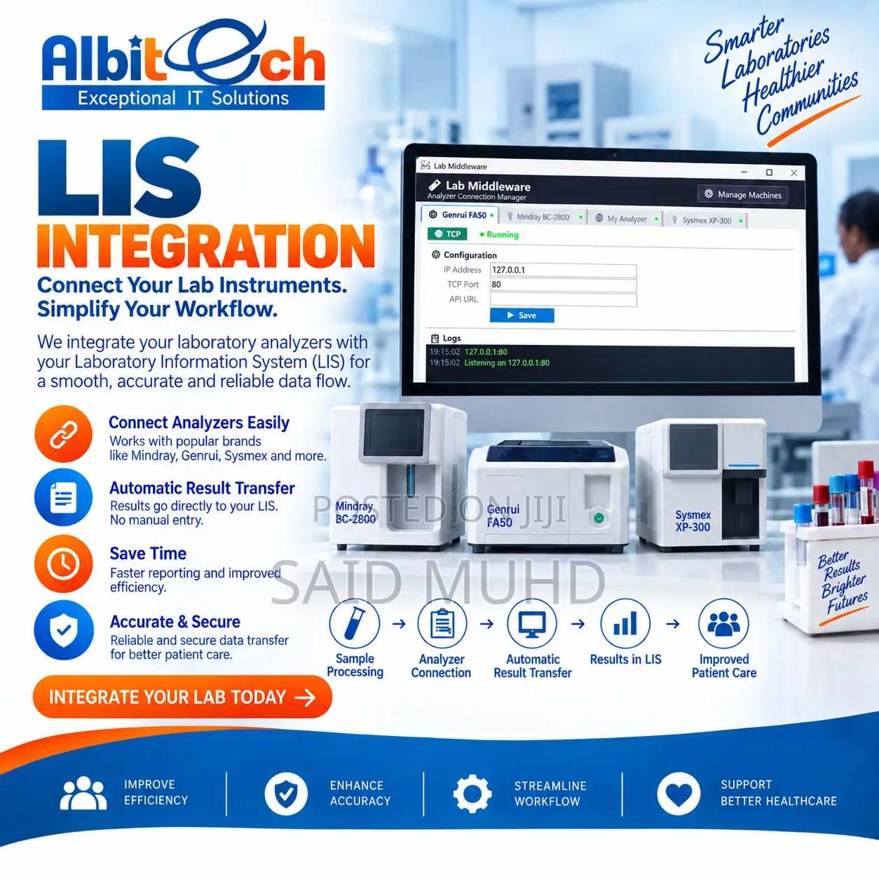 LIS Integration — Connect. Automate. Simplify.