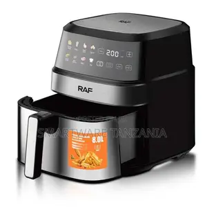 RAF Air Fryer 6.5L Capacity With Digital Control and Stainless Steel