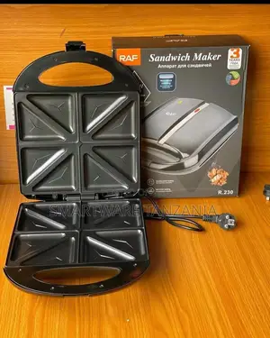 RAF Sandwich Maker With Non-Stick Coating, Double-Sided Heating, R-230