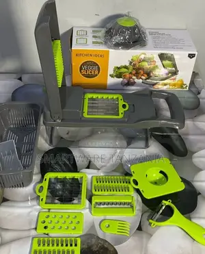 Kitchen Ideas 16-Piece Veggie Slicer Set With Grater, Peeler and Dicer