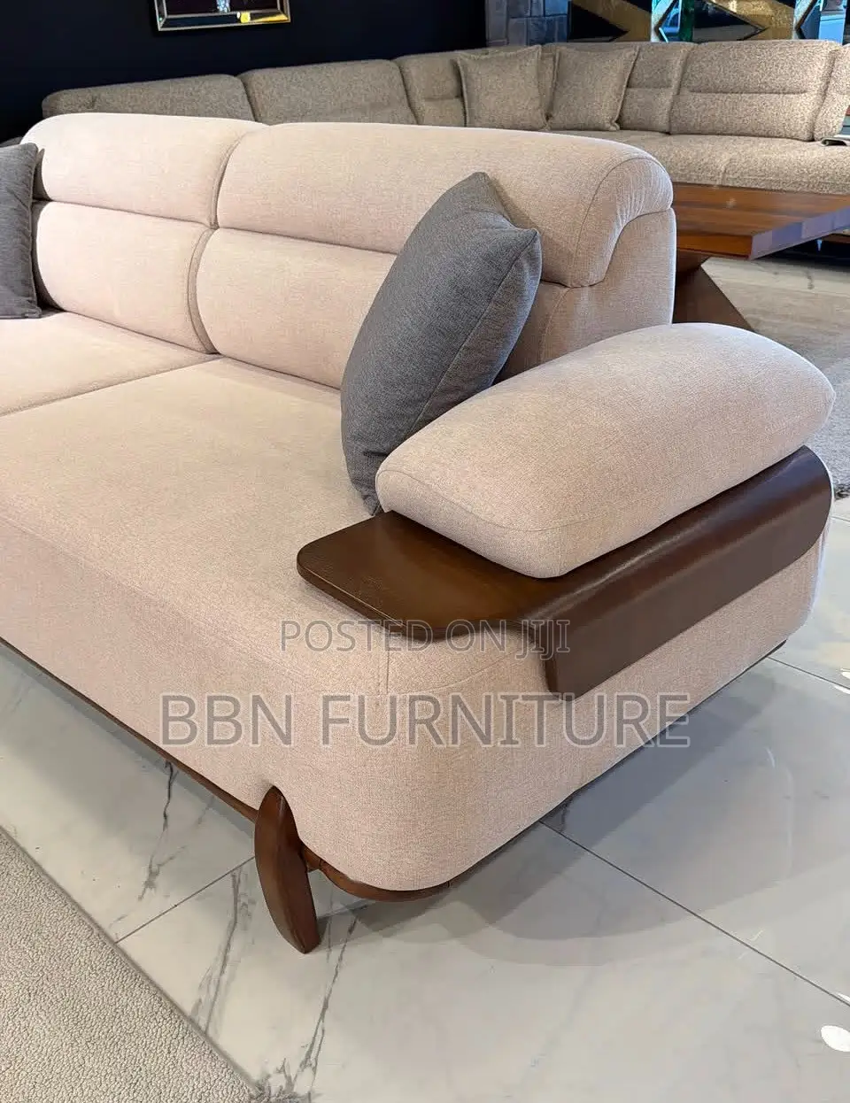 Modern; Sofa Set 3,2,1,1 Fiber Spring