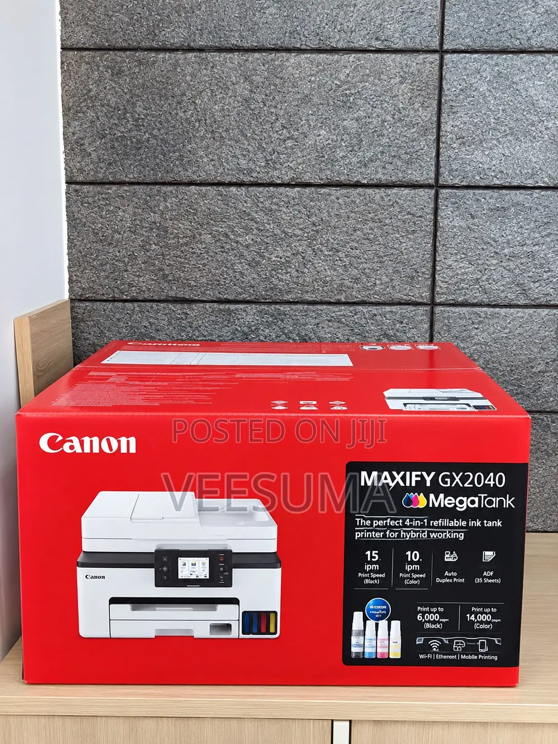 Canon MAXIFY GX2040 4-in-1 Wireless MegaTank Business Printer