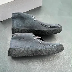 Leather Shoes 3 Colours Clarks Brand for Men's Very Classic