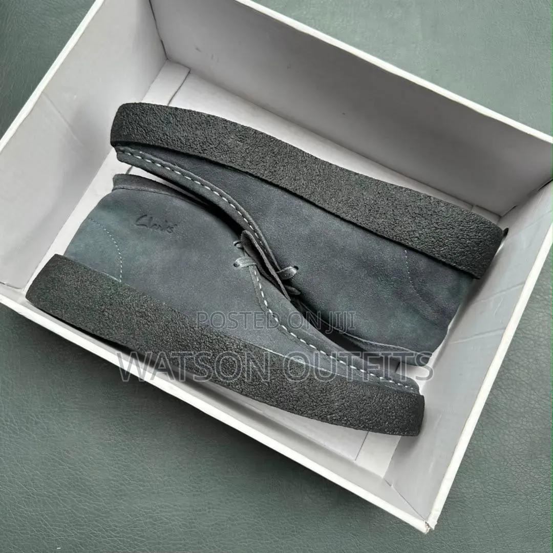 Leather Shoes 3 Colours Clarks Brand for Men's Very Classic
