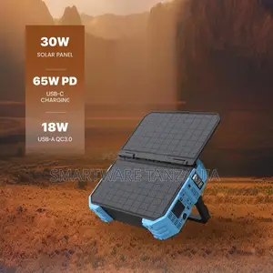 Powerology 600w Folding Portable Solar Panel With Pd Charging