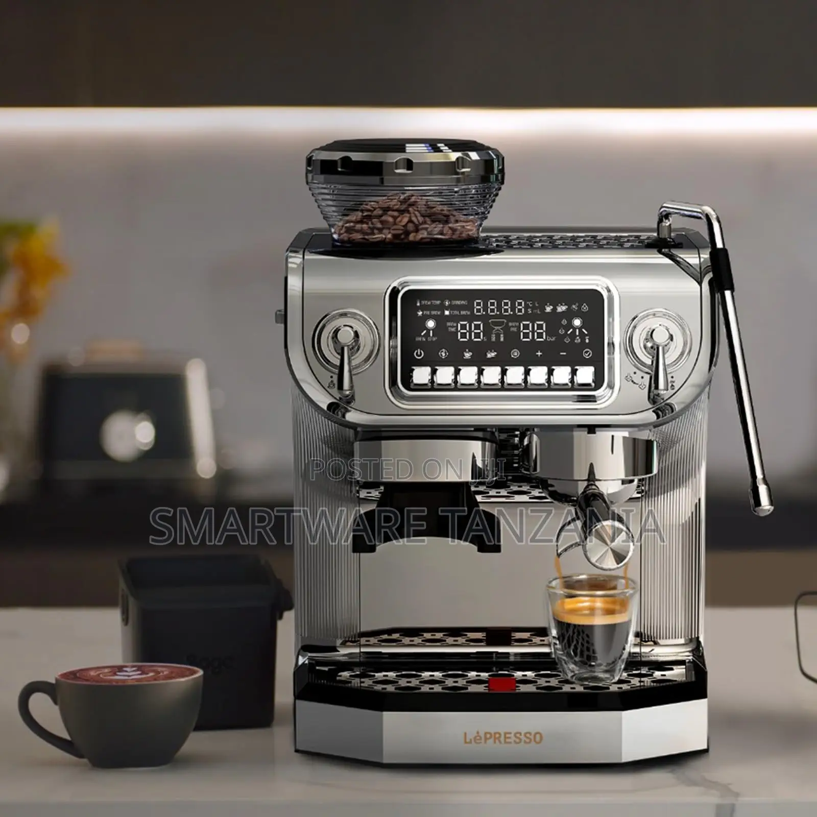 Lepresso Lp036 Dual Boiler Espresso Machine - 15 Bar, Grinder