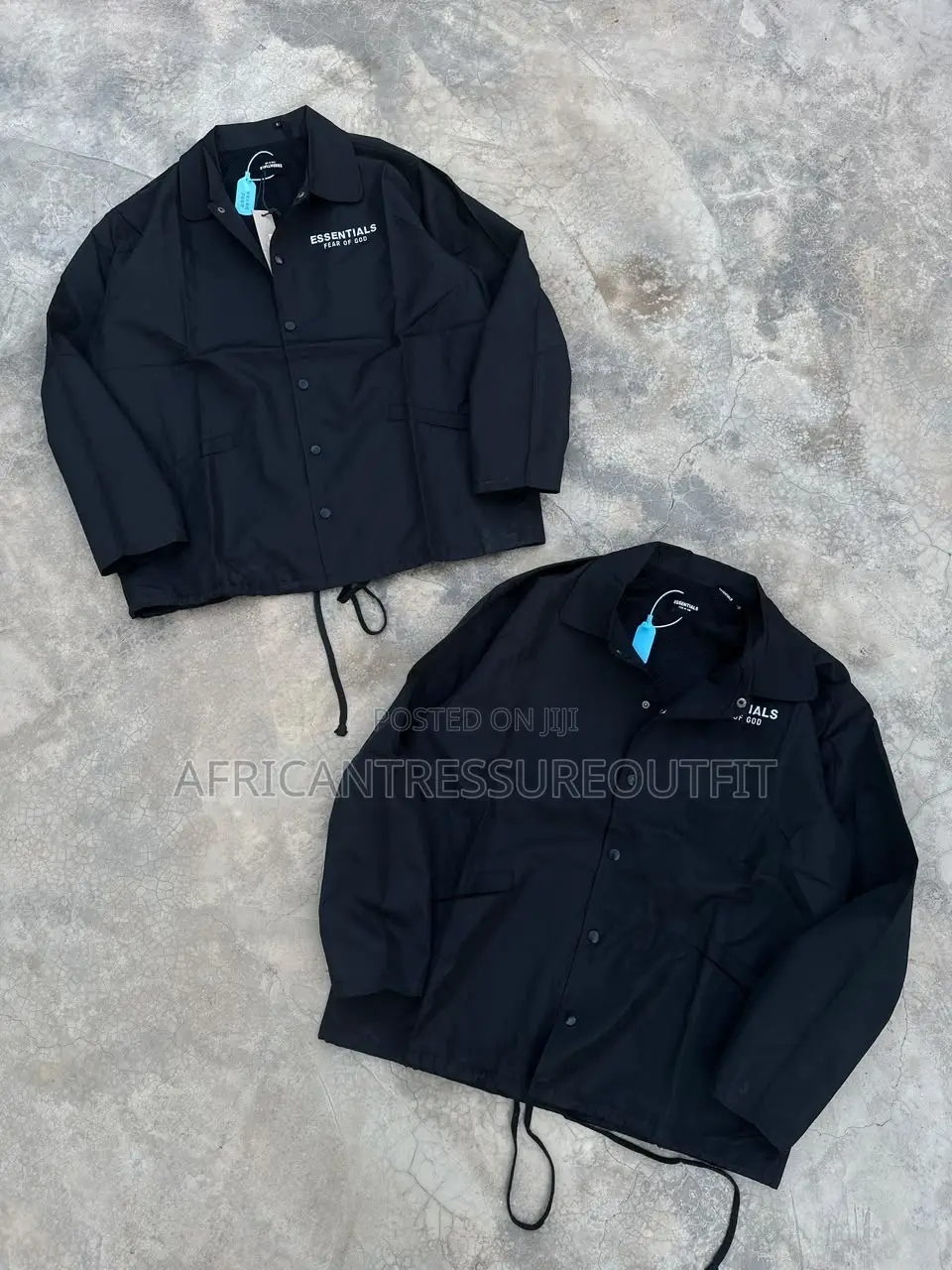 Gallery Dept Tan Cotton Twill Zip Up Work Jackets