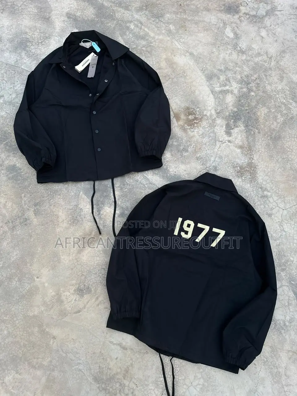 Gallery Dept Tan Cotton Twill Zip Up Work Jackets