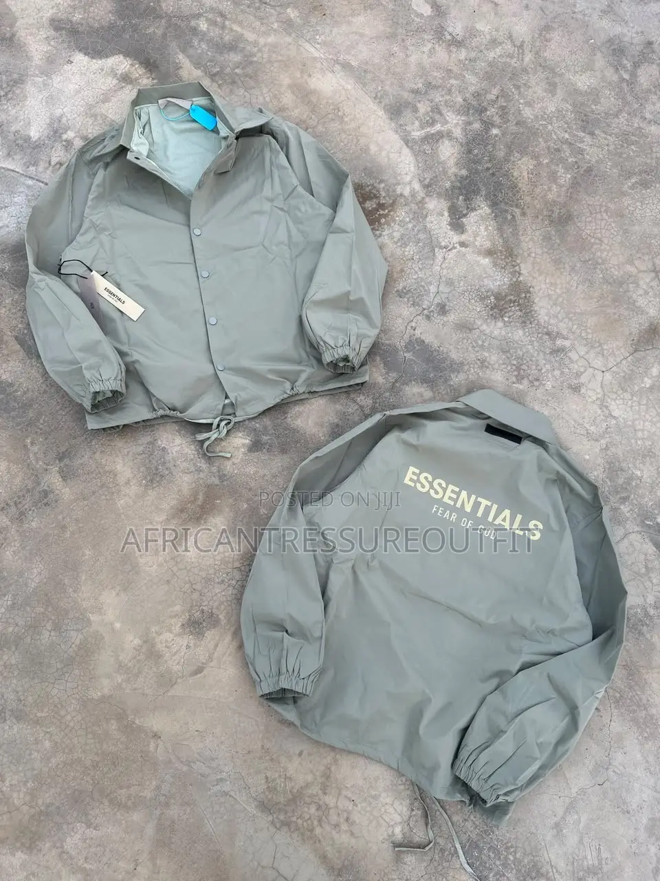Gallery Dept Tan Cotton Twill Zip Up Work Jackets