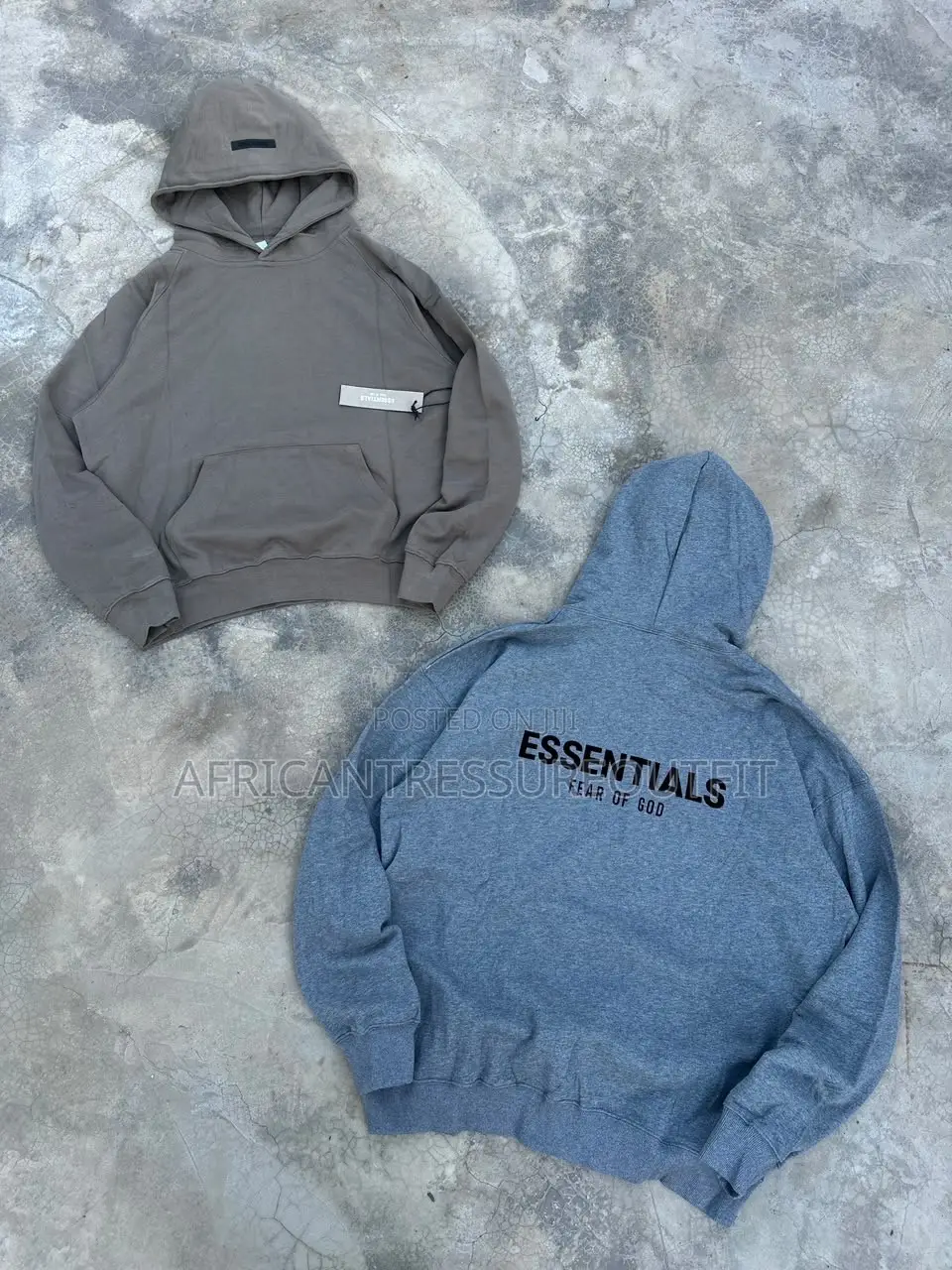 Fear if God Essentials Heather Fleece Hoodie Collection