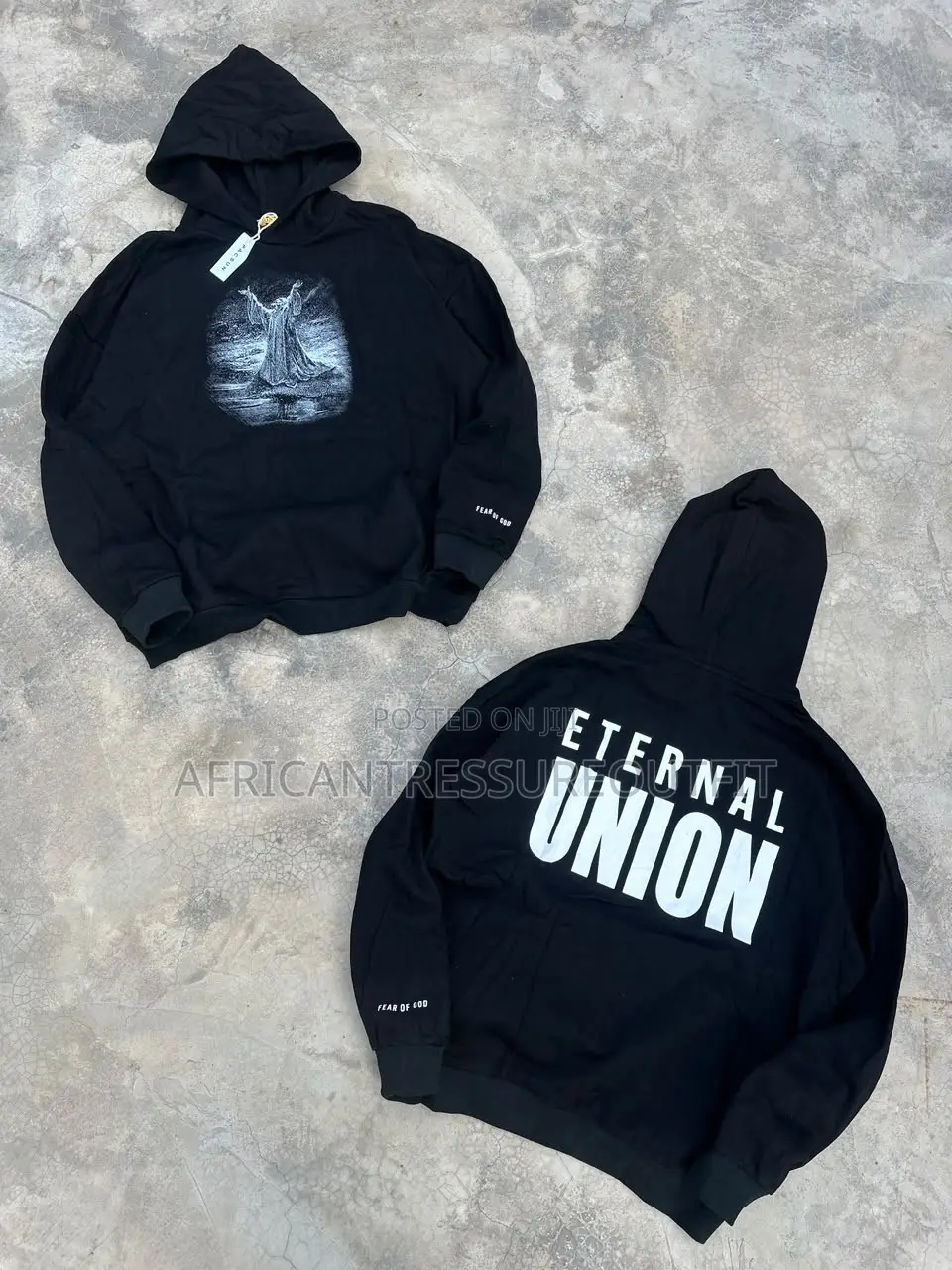 Fear if God Essentials Heather Fleece Hoodie Collection