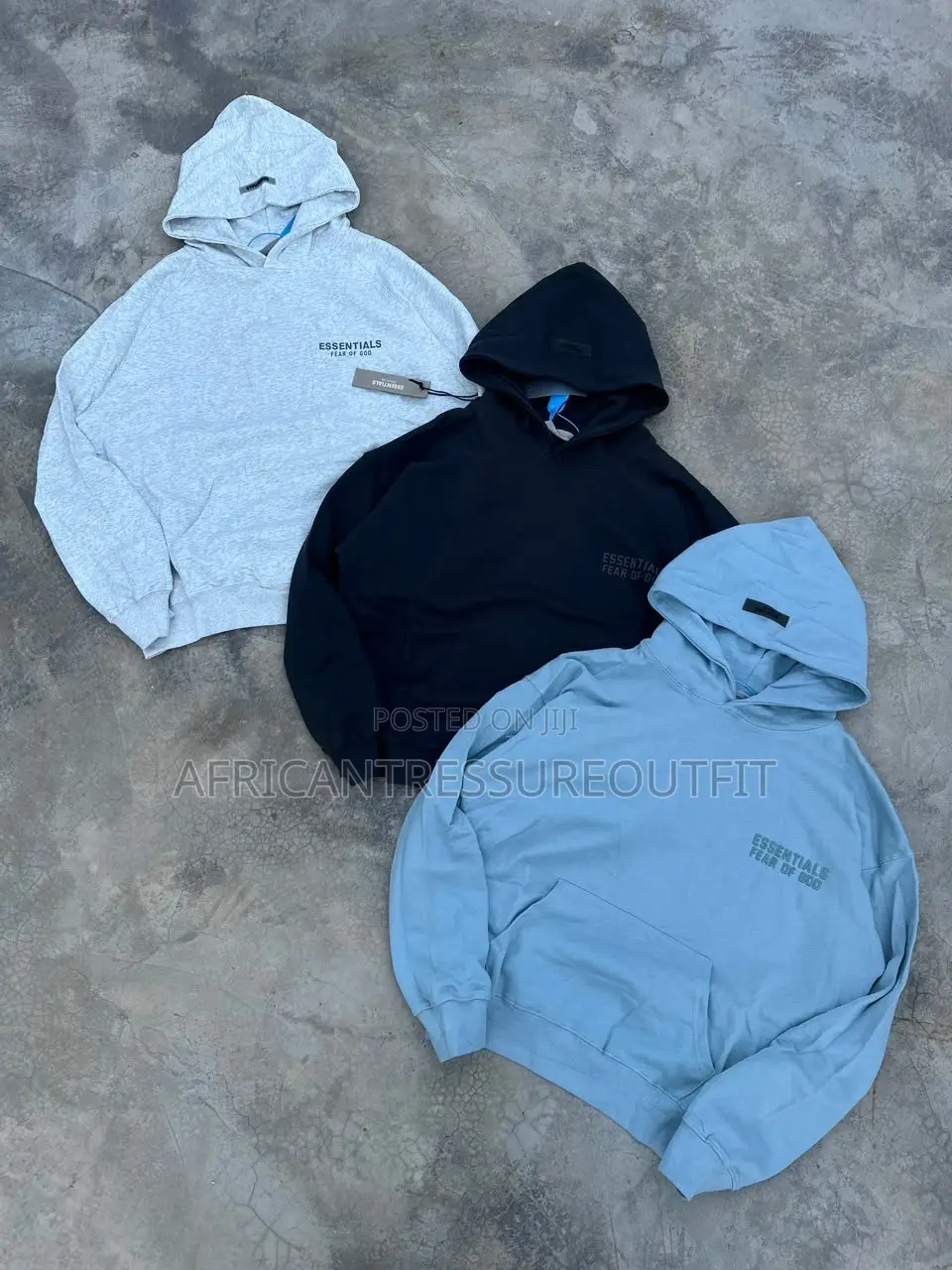 Fear if God Essentials Heather Fleece Hoodie Collection