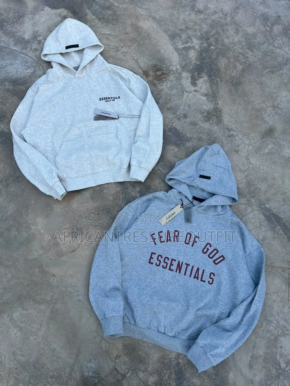 Fear if God Essentials Heather Fleece Hoodie Collection
