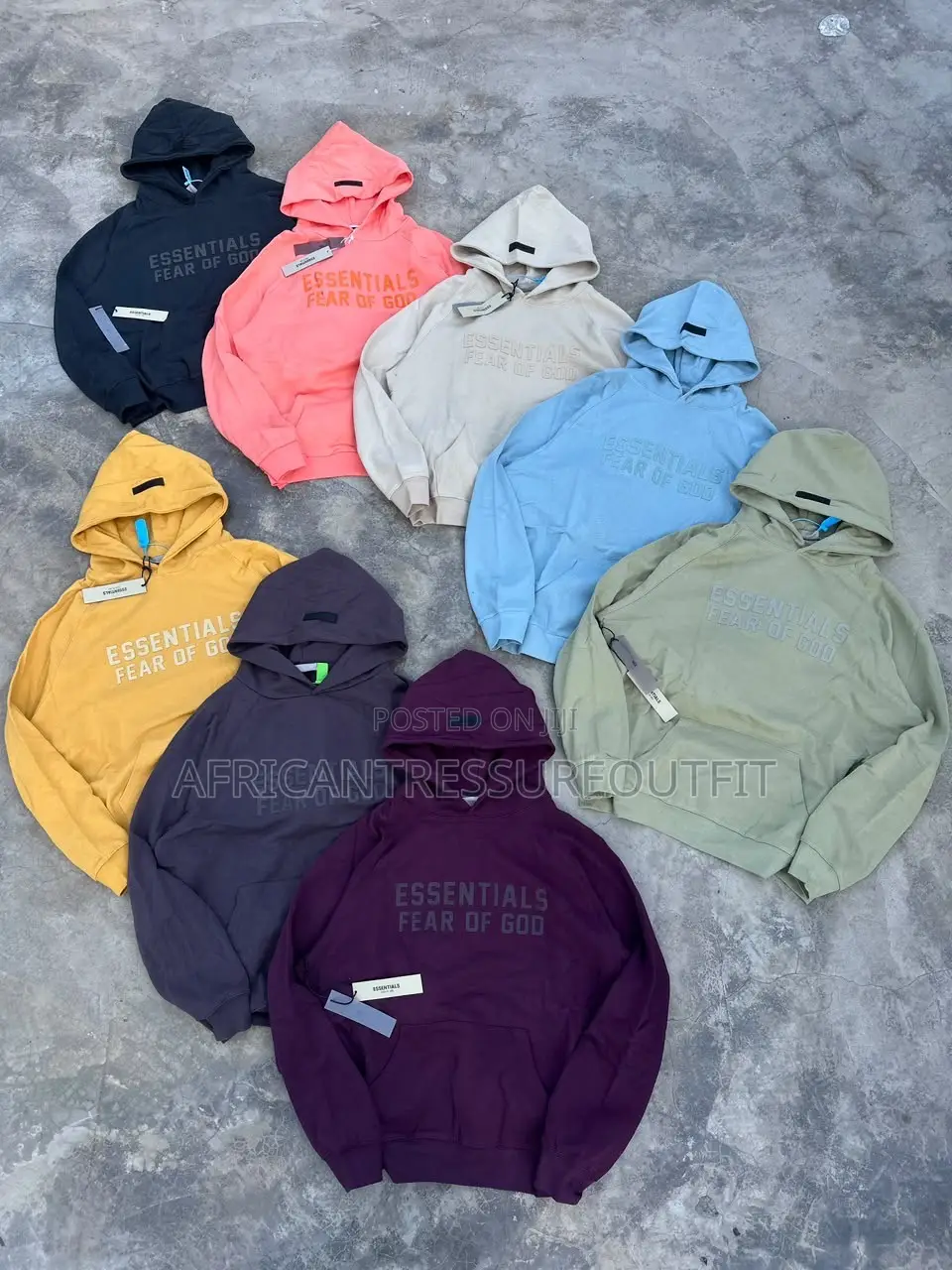 Fear if God Essentials Heather Fleece Hoodie Collection