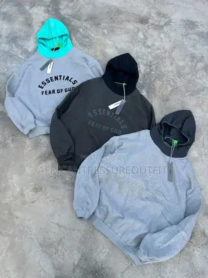 Fear if God Essentials Heather Fleece Hoodie Collection