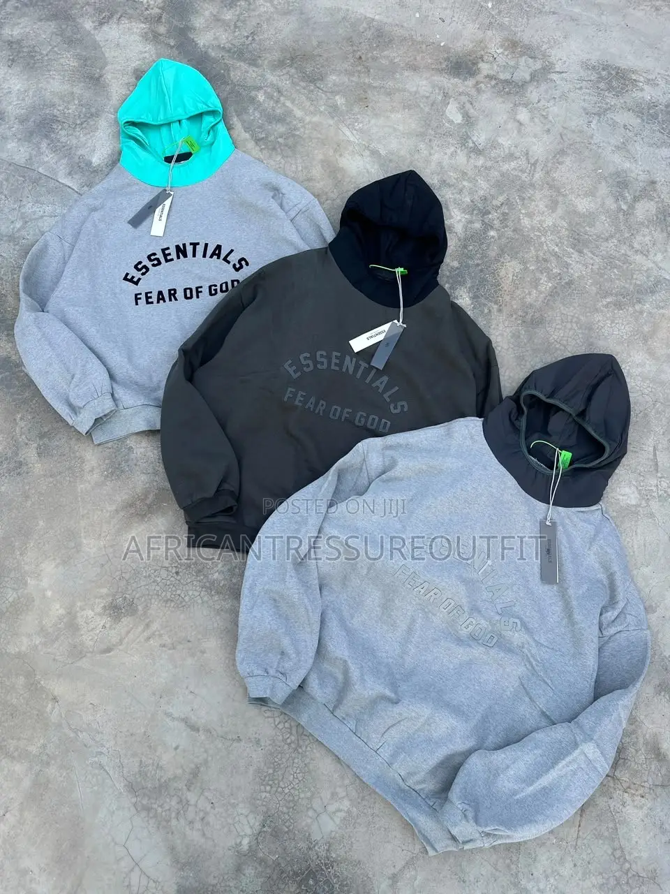 Fear if God Essentials Heather Fleece Hoodie Collection
