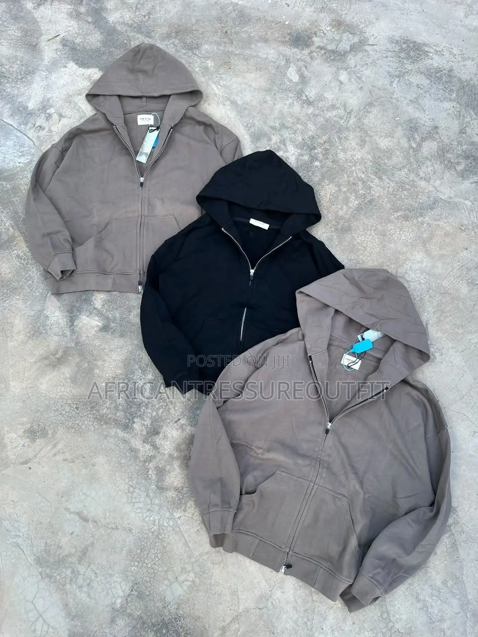 Yeezy X Gap Zip Up Hoodies and Split Kangaroo Pockets