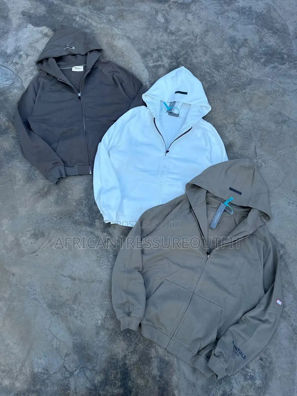 Yeezy X Gap Zip Up Hoodies and Split Kangaroo Pockets
