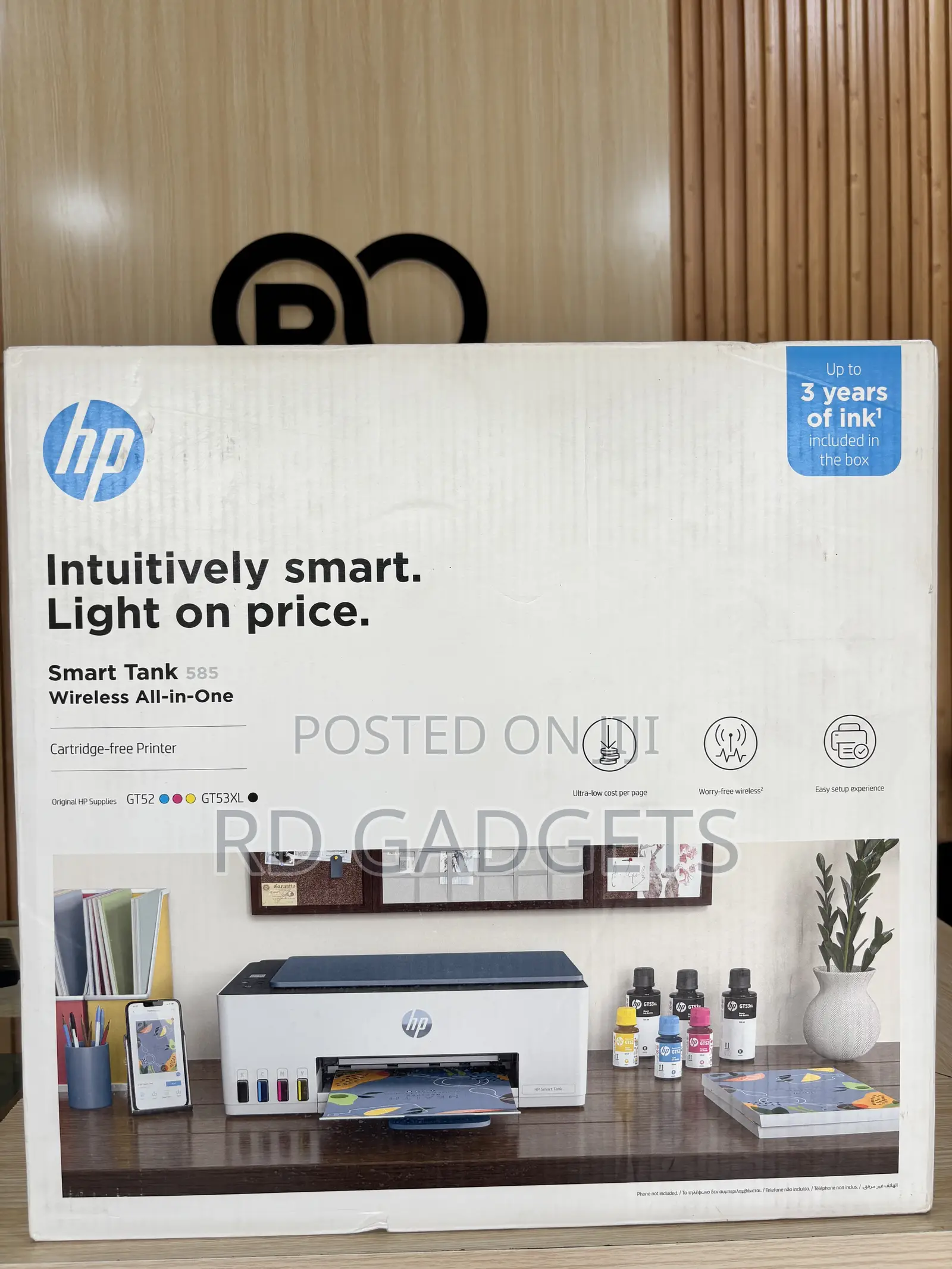 HP Smart Tank 585 Wireless All-in-One Printer