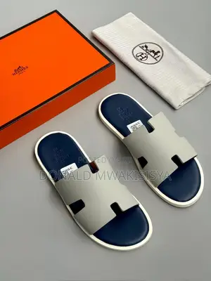 Hermes Oran Leather Sandals