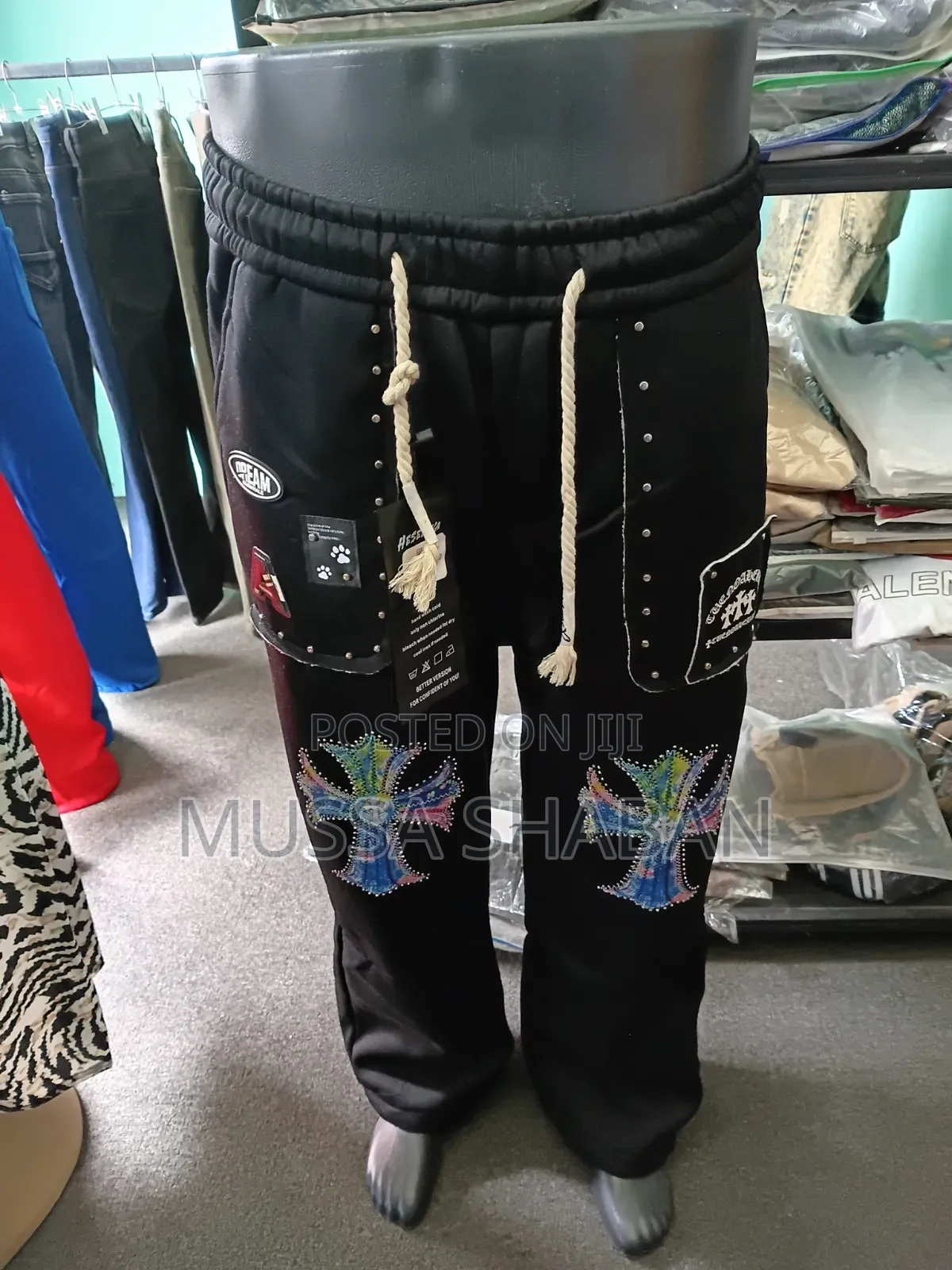 Men's Track Pants Origibal Relaxed Size for All Seasons.