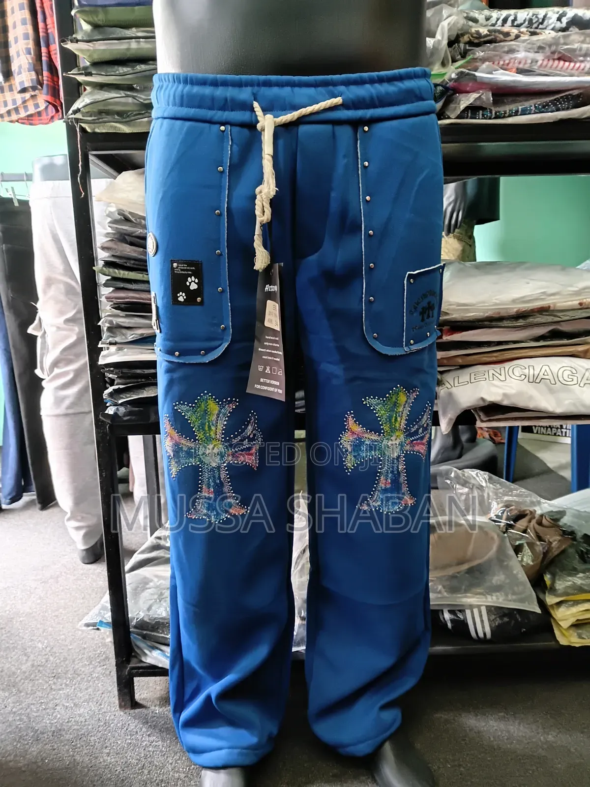 Men's Track Pants Origibal Relaxed Size for All Seasons.