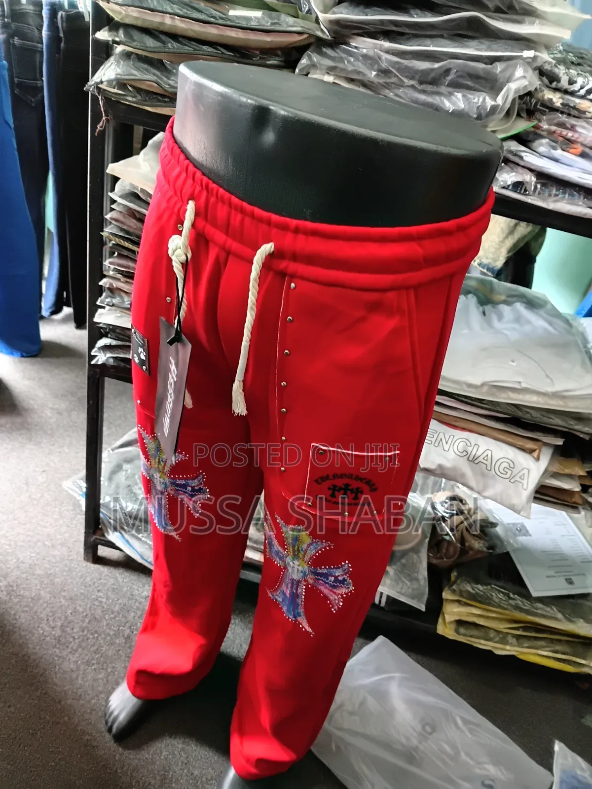 Men's Track Pants Origibal Relaxed Size for All Seasons.