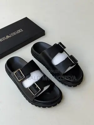 Designer Doubble Buckle Slides