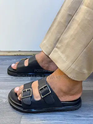 Designer Doubble Buckle Slides