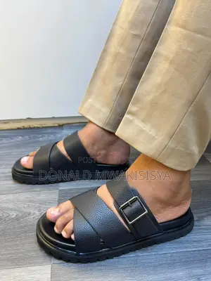 Designer Doubble Buckle Slides