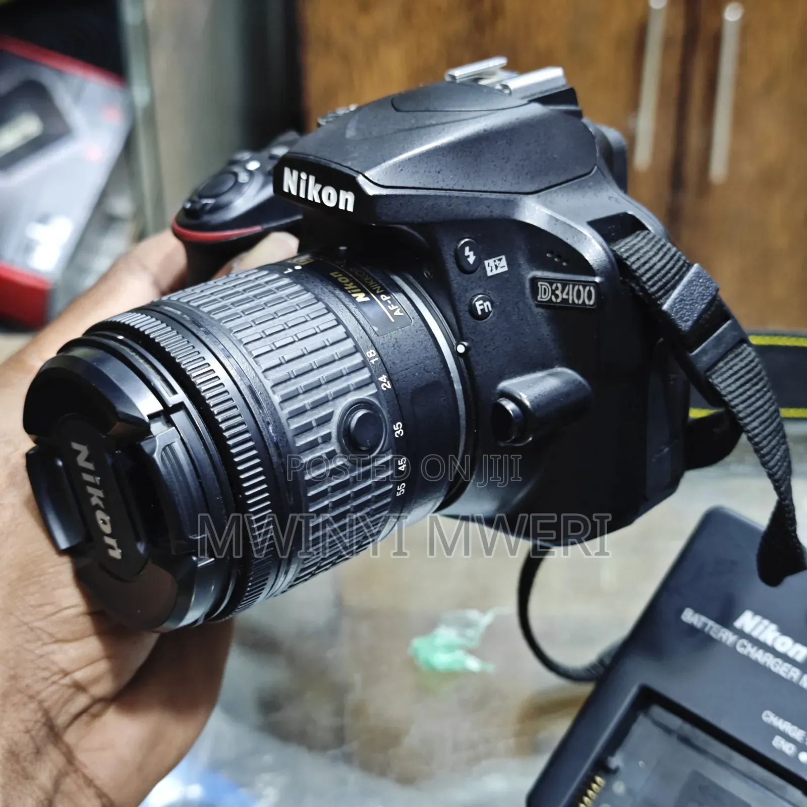 Nikon D3400 DSLR Camera With 18-55mm Lens.