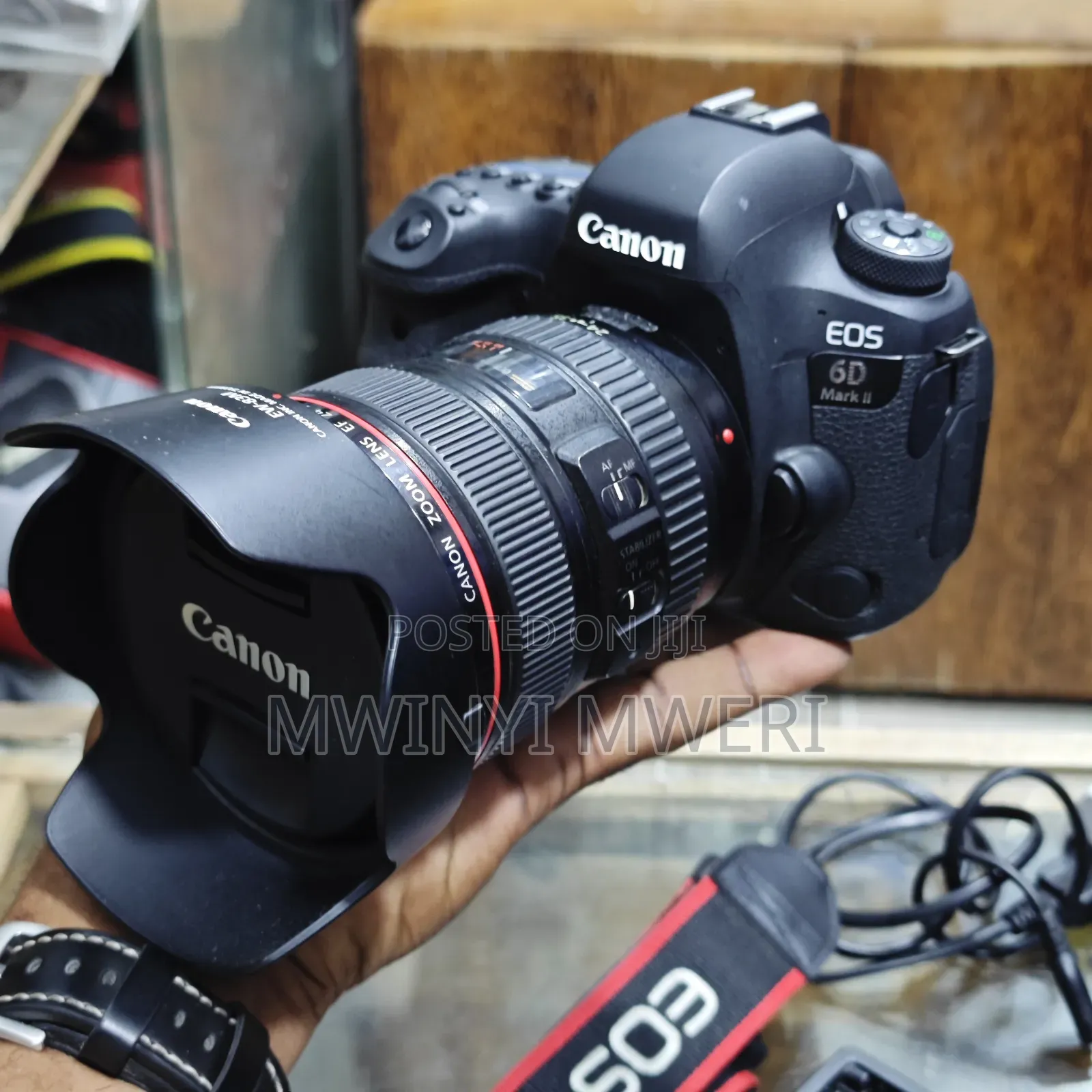 Canon EOS 6D Mark II DSLR Camera With 24-105mm F4 IS Lens